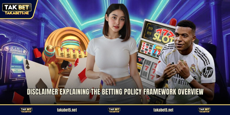 Disclaimer explaining the betting policy framework overview