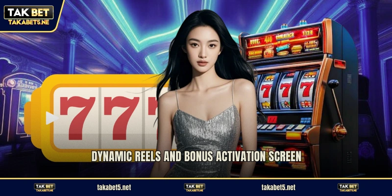 Dynamic reels and bonus activation screen