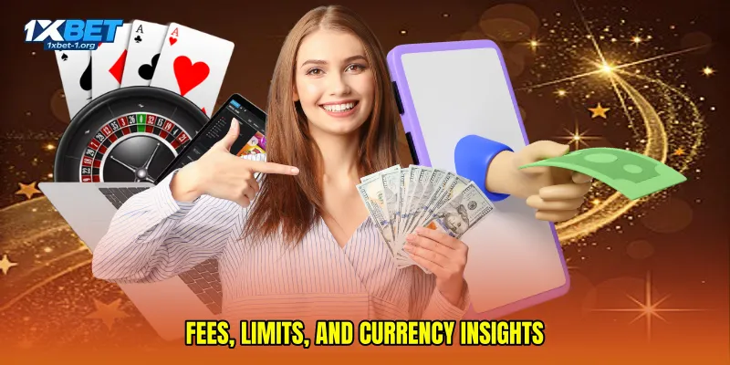 Fees, limits, and currency insights