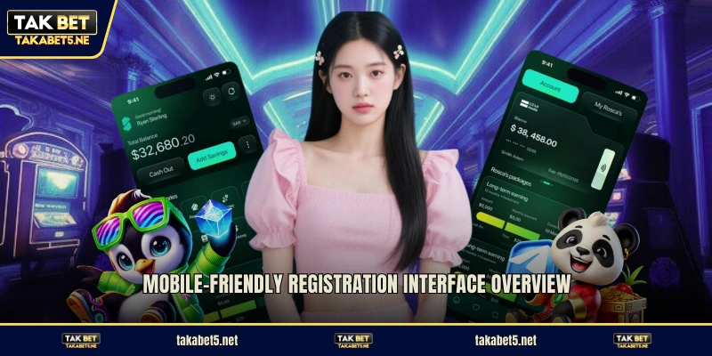 Mobile-friendly registration interface overview