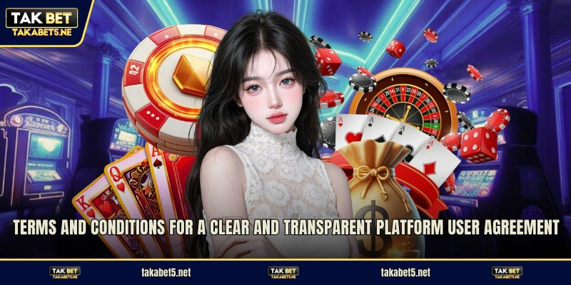 Terms and conditions for a clear and transparent platform user agreement