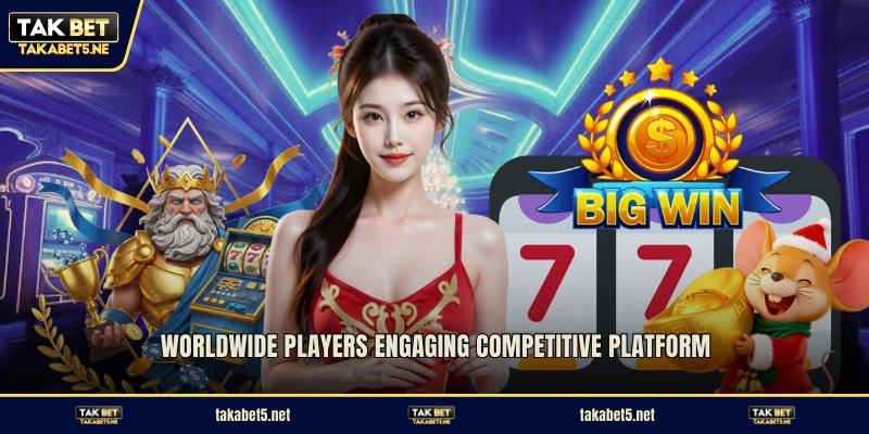 Worldwide players engaging competitive platform