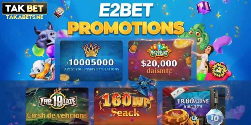 E2BET Promotions refer to the various bonuses, rewards, and incentives offered by the platform to attract and retain players.