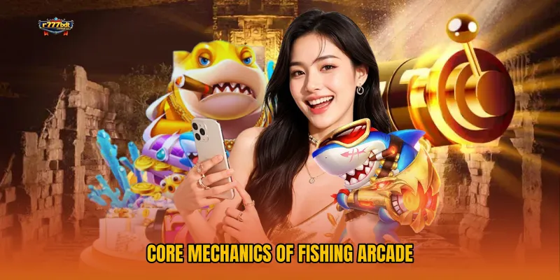 Core mechanics of Fishing Arcade